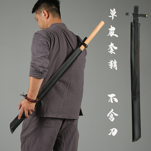 可背皮刀鞘动漫刀剑背带刀鞘剑鞘pu皮革背带背袋绑刀刀挂固定装置