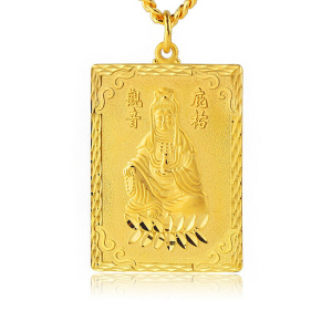 天猫淘宝天猫天猫天猫阿里巴巴为您推荐纯金观音吊坠男士