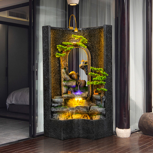 01汉韵堂旗舰店天猫汉韵堂庭院鱼池造景大流水摆件园林露台花园布置