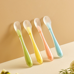 沐童商贸有限公司淘宝婴儿勺子宝宝硅胶软勺新生婴儿喂水辅食勺儿童