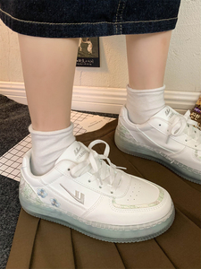 回力果冻底小白鞋女夏款韩版百搭休闲爆改小众厚底板鞋ins潮港风