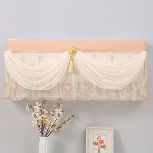 空调防尘罩卧室挂式通用格力美的挂机罩蕾丝布艺全包空调装饰套子