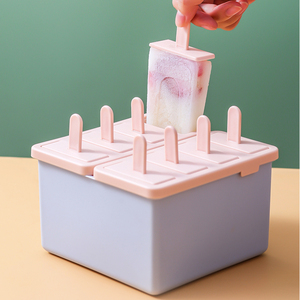 冰棒模具冰棍冰淇淋容器制冰器冻冰格布丁盒制冰雪糕模具家用自制