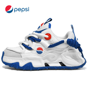 Pepsi百事老爹鞋男ins潮2024夏季新款小众原创厚底运动面包鞋男鞋