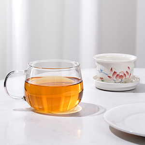 光一个人专用茶杯耐高温茶水分离泡茶杯陶瓷内胆带盖喝水杯子家用