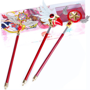 美少女月亮战士变身器月野兔百变伸缩星之杖小樱魔法棒85cm长手杖