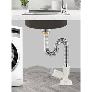 专业洗衣机下水管三通地漏接头出水两用排水管道y型分叉三头通二