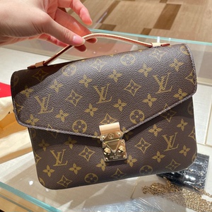 lv路易威登pochette metis老花邮差包斜挎手提包单肩包女包