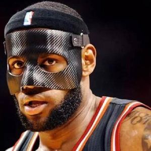 篮球面具nbacba同款运动员护脸护鼻面罩防撞运动护具打篮球防护具