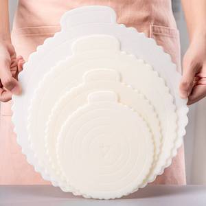 重复使用生日蛋糕垫片慕斯底托塑料6寸8寸家用正方形圆形反复拖垫