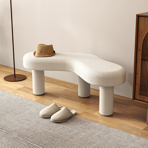 服装店轻奢换鞋凳长凳创意个性家用可坐玄关长条凳子入户门口长凳
