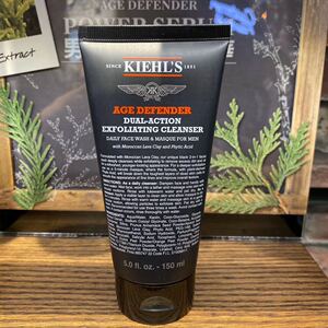 kiehls科颜氏男士紧致控油双效净彻洁面乳150ml磨砂洗面奶