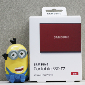 正品 /高速 三星 T7/T7指纹 1T 2TB SSD 固态原装移动硬盘 USB3.2