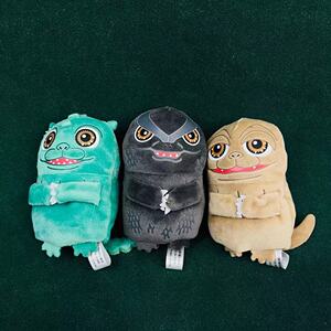 日本 东宝特摄怪兽 周边 哥斯拉 迷你拉 毛绒手偶 挂件