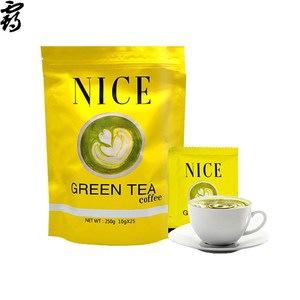 奈斯抹茶咖啡西班牙nice奶咖加强版抹茶味dl速溶杰西黑coffe