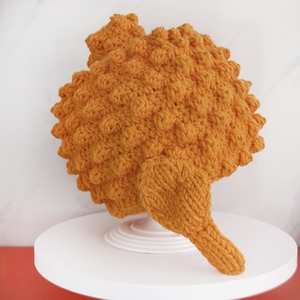 如来头套冬季尼姑保暖佛头抖音佛祖年会搞怪护耳如来帽子男女针织