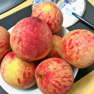 新鲜水果血桃5斤现摘现发红心桃子当季孕妇整箱脆桃应季水蜜桃子
