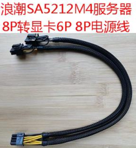 浪潮SA5212 M4/NF5270 M4服务器专用GPU电源线8P转单双8P显卡供电