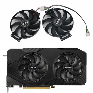 包邮asus华硕dual gtx1650 1660ti/s rtx2060 2070显卡风扇静音