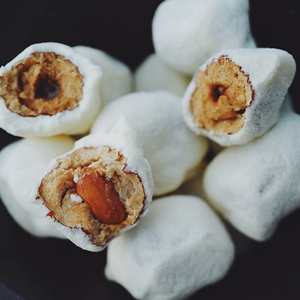 喜食宴 网红零食巴旦木奶枣杏仁夹心独立包装棉花糖奶酪枣