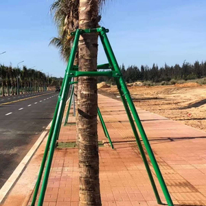 镀锌铁掌树木支撑架钢管防风支撑固定器园林工程绿化固定支架抱箍