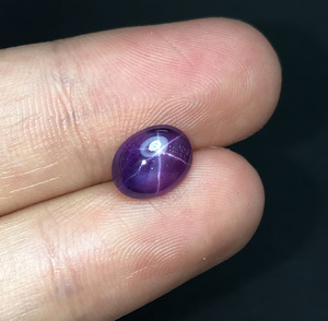 斯里兰卡天然星光蓝宝石裸石 变色星光蓝宝裸石 附grs证书 代镶嵌