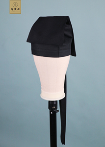 逸清尘原创明制汉服  高支亚麻明代 飘飘巾 儒巾 首服