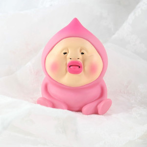 爆款蛋糕装饰 情景蛋糕装饰摆件屁桃君公仔人偶农场精灵桃子君