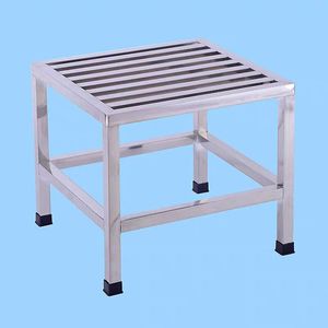 承重1000斤定制不锈钢防潮架厨房米面架汤桶架落地架子一层花盆架