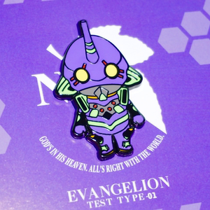 鲨原创 eva新世纪福音战士q版初号机徽章可爱金属胸针日漫碇真嗣
