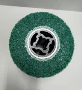 进口拉丝轮不锈钢抛光轮尼龙轮拉丝机百洁布砂布轮铝材金属打磨轮