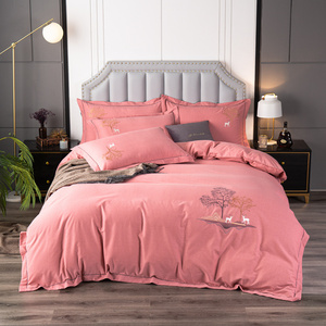 床套四件套冬磨毛