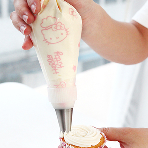 凯蒂猫一次性裱花袋挤花袋加厚奶油曲奇饼干溶豆蛋糕辅食烘焙12只