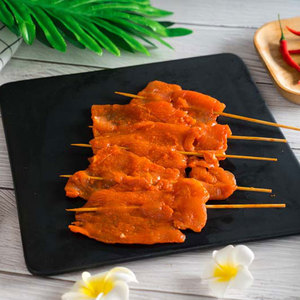 【魔都烤吧】猪里脊5串烧烤食材共青森林公园配送bbq肉串半成品