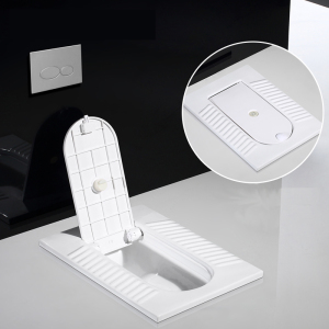 德国捷恩斯 蹲便器盖板 隐藏形翻盖式陶瓷蹲便器水箱整套蹲坑防臭