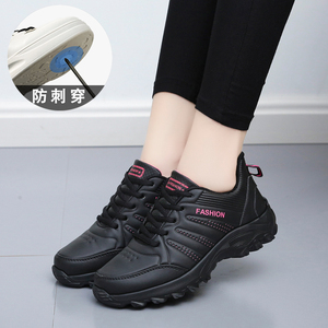 劳保鞋女四季轻便新款防砸防刺工作鞋女士夏季透气钢包头软底秋季