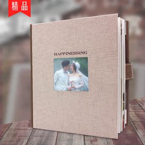 10寸方款婚纱相册定制影集照片书制作包设计影楼写真相片做纪念册