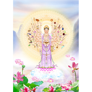 千手观音十字绣满钻