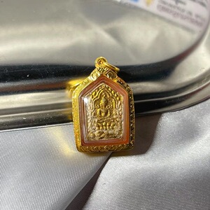 龙婆撒空2543年坤平龙婆沙空金面小模佛牌