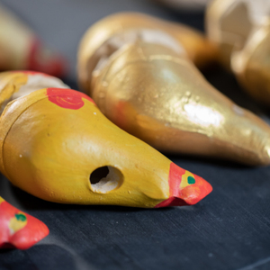 会叫的泥鸡:超可爱非遗 江门开平手工技艺特产 镇濠泥鸡童年记忆