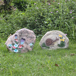 户外园林景观雕塑仿真石头树脂创意小品花园庭院装饰别墅院子摆件