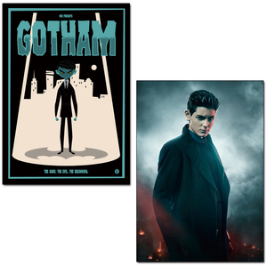 哥谭市小丑杰罗姆海报谜语 gotham装饰挂画 美剧电影蝙蝠侠企鹅人