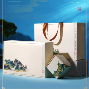 2022新款江山如画茶叶包装空礼盒通用绿茶红茶白茶罐装礼品盒定制