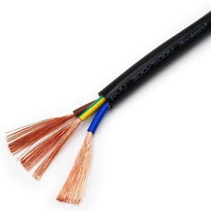 国标RVV电线电缆2/3/4/5芯绿灯行护套线0.5~6平方电源线无氧铜芯