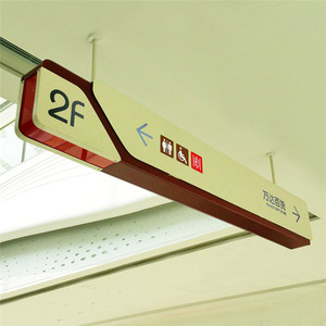 导向牌导视牌不锈钢指示牌吊牌镂空发光牌商场导向牌立导向式牌