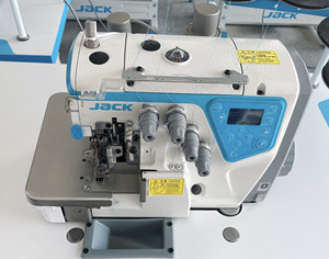 全新二手杰克布鲁斯电脑直驱锁边机工业家用自动剪线拷边机薄厚料