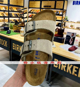 Birkenstock勃肯鞋德国软木真皮男女拖鞋一脚蹬凉鞋正品代购现货