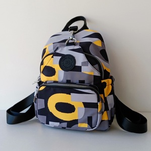 博卜bobo布艺双肩包防水尼龙中性休闲小款旅行包逛街运动背包书包