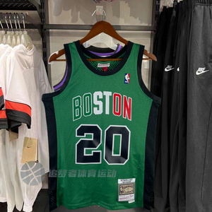 美版 凯尔特人队20号雷阿伦球衣 球迷版篮球服背心复古热压男sw
