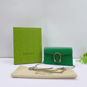 【中古优品】闲置gucci古奇绿色dionysus系列迷你酒神链条肩背包